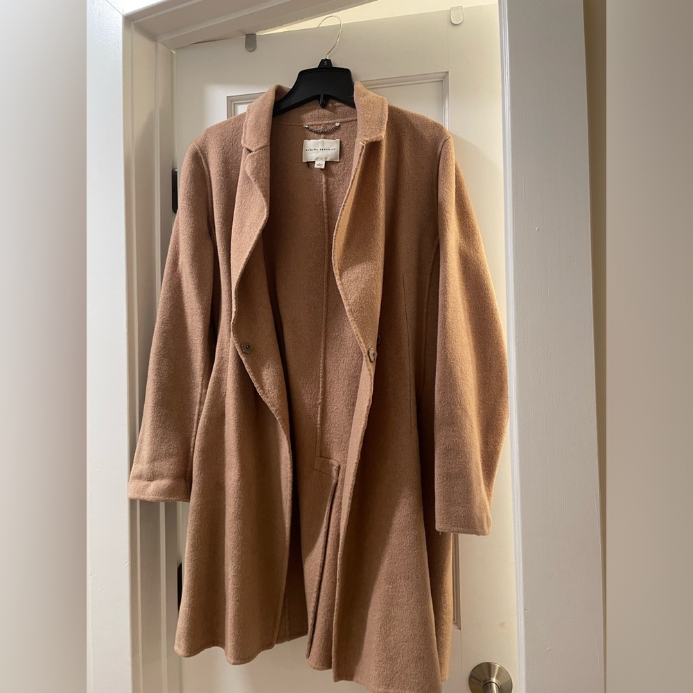 Wool trench excellent condition banana republic